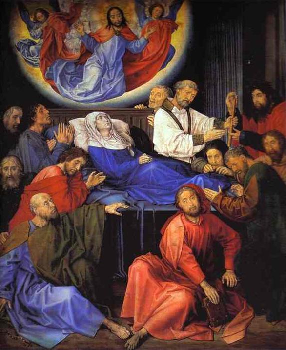Hugo van der Goes Death of the Virgin. Sweden oil painting art